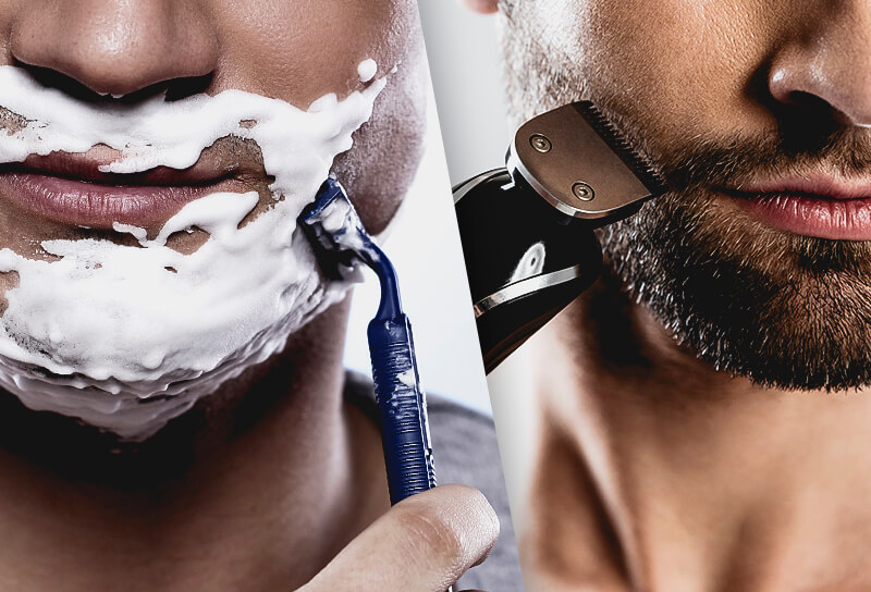 electric shaver vs manual razor